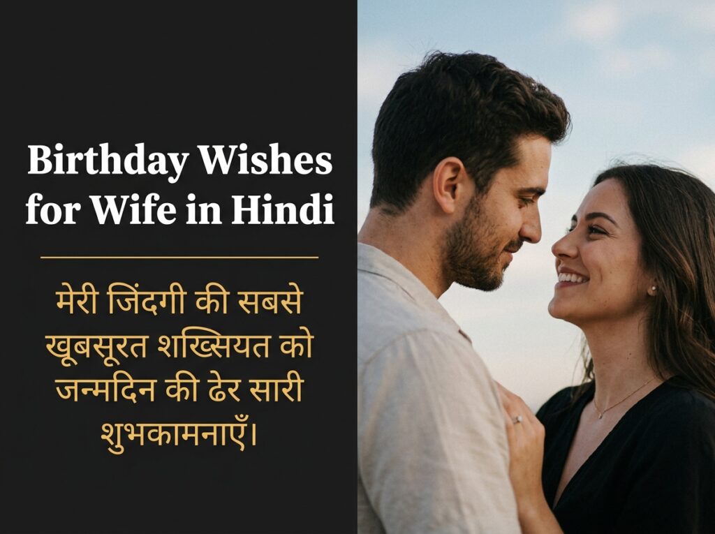 Birthday Wishes for Wife in Hindi