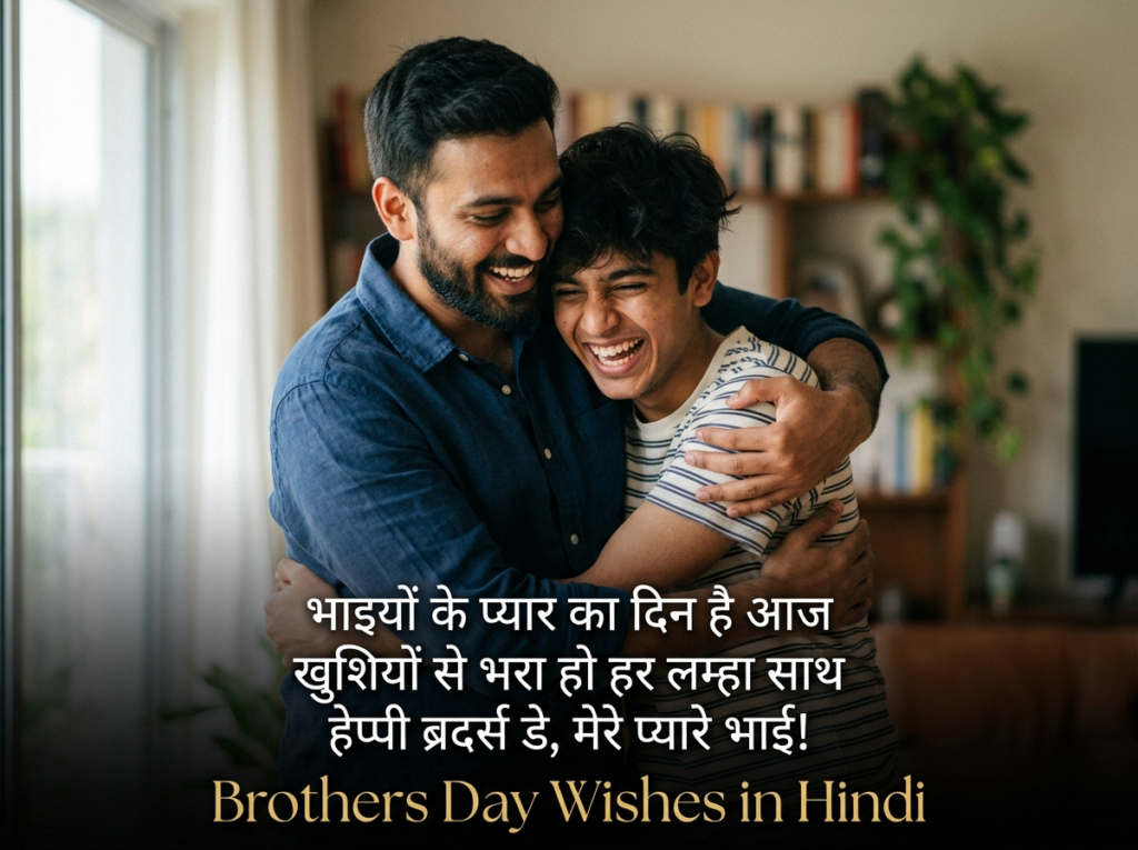Brothers Day Wishes in Hindi