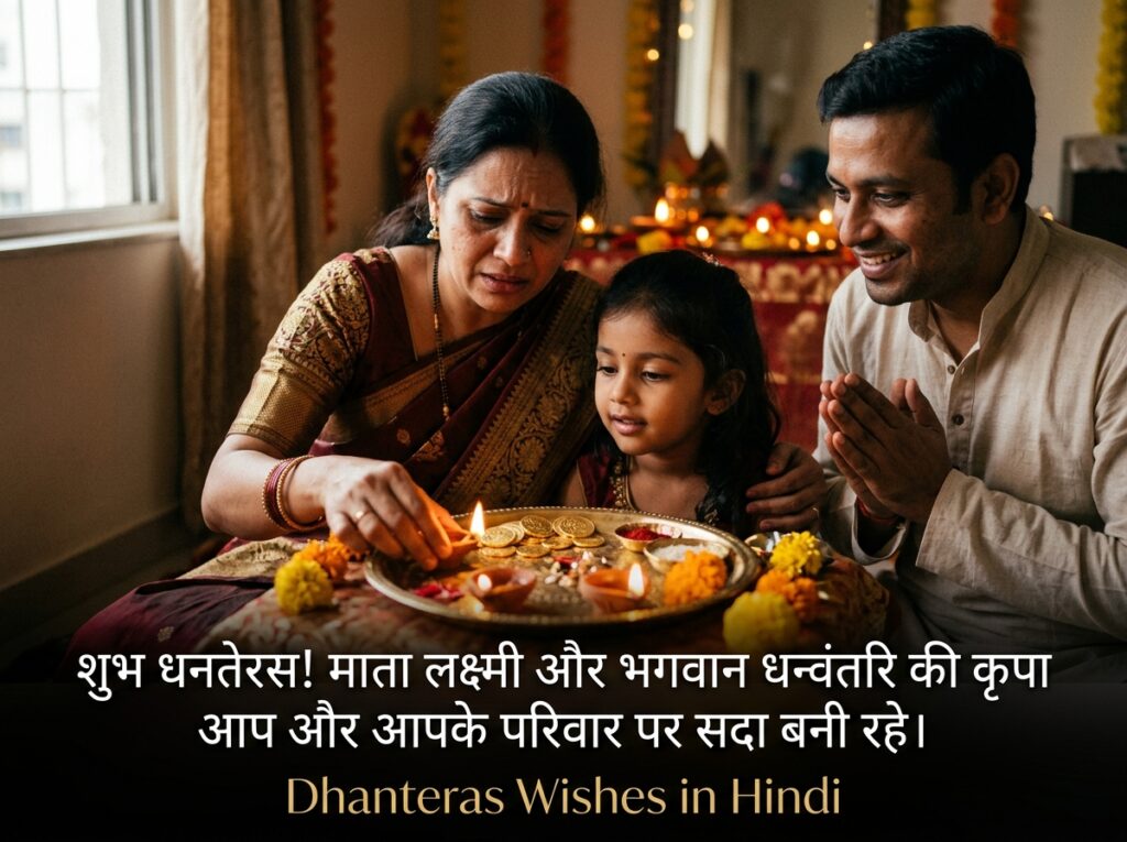 Dhanteras Wishes in Hindi
