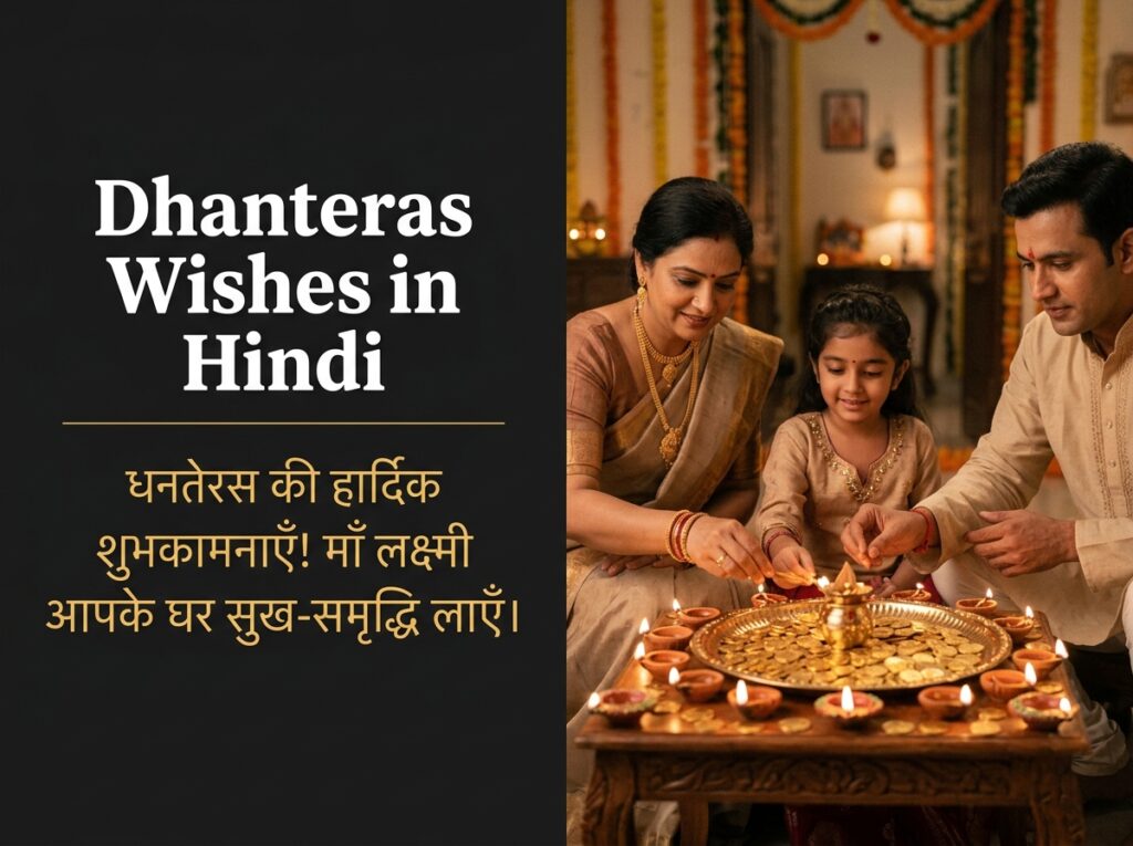 Dhanteras Wishes in Hindi