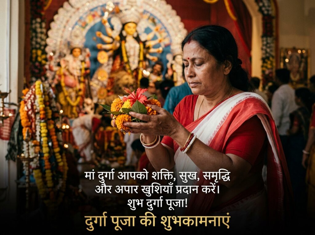 Durga Puja Wishes in Hindi