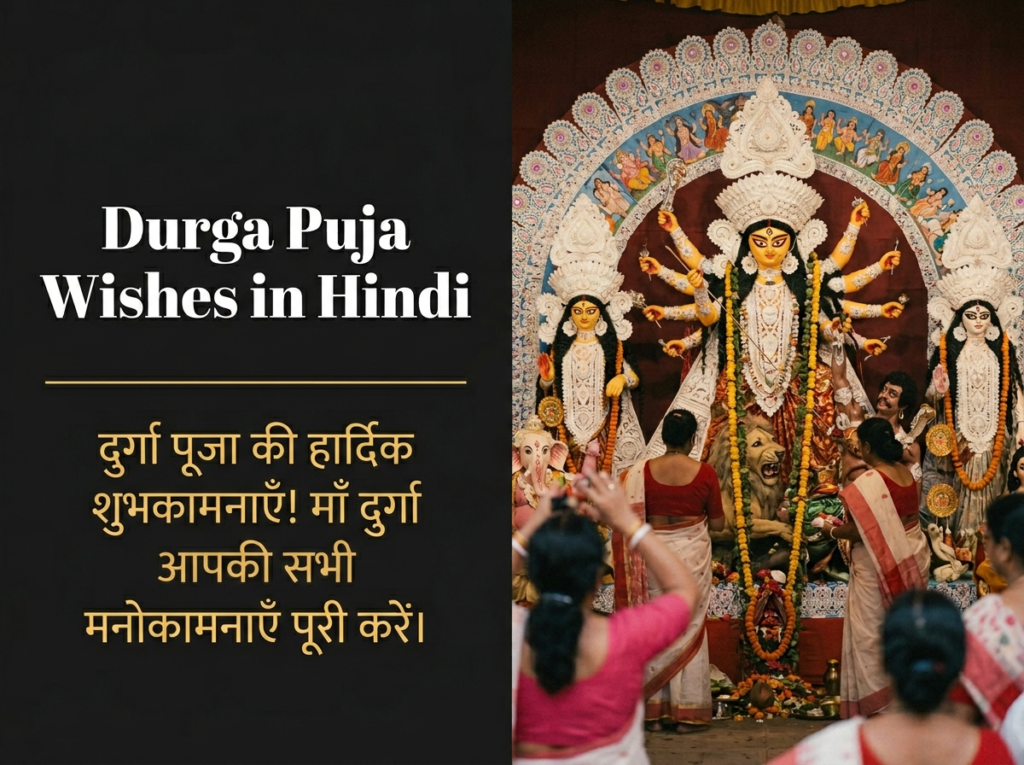 Durga Puja Wishes in Hindi