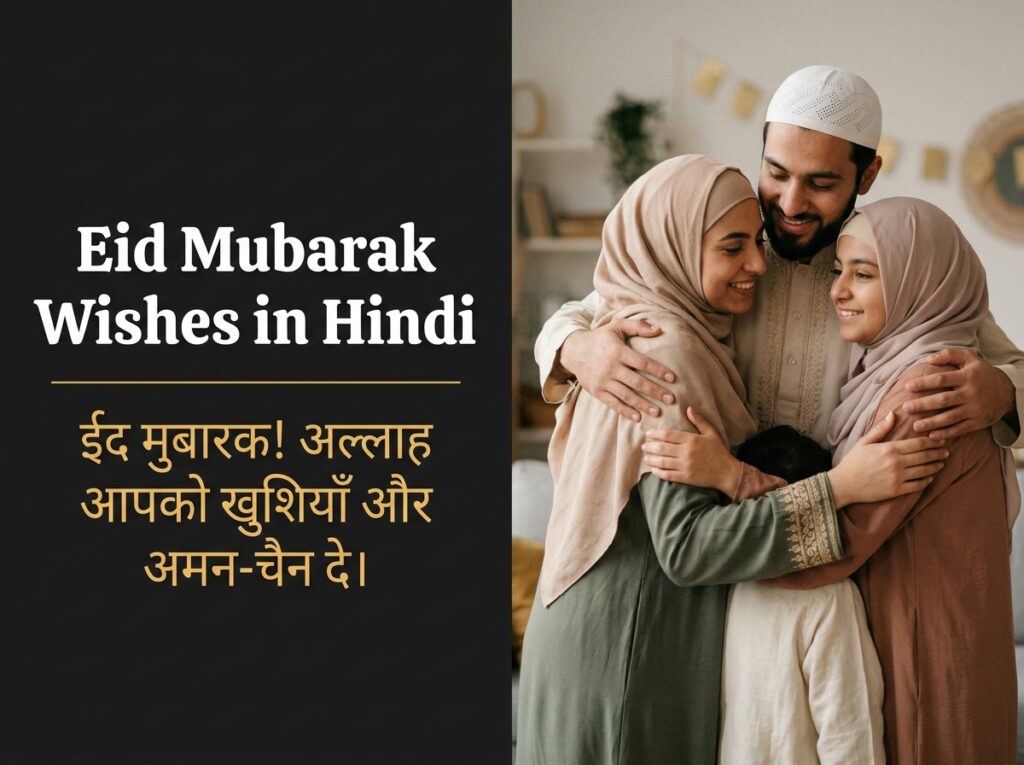Eid Mubarak Wishes in Hindi