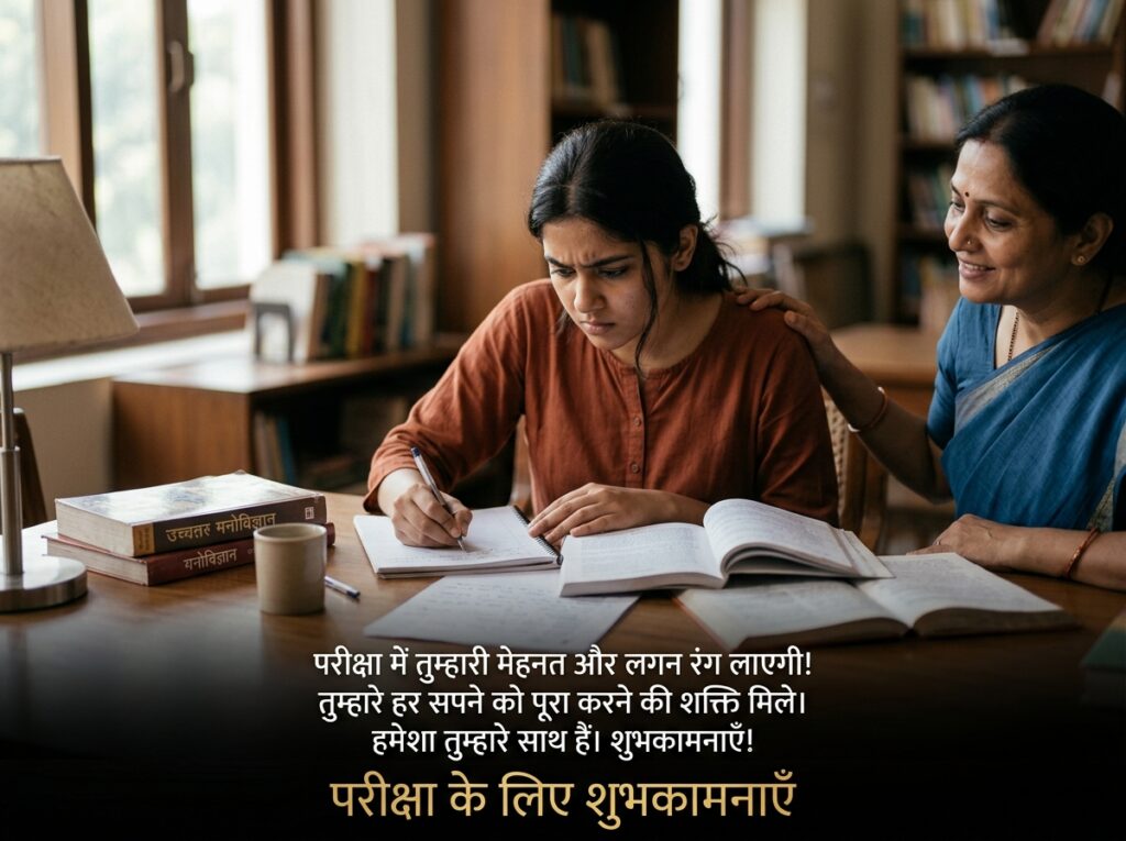 Exam Best Wishes in Hindi