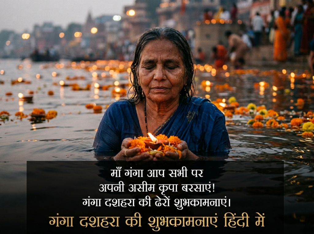 Ganga Dussehra Wishes in Hindi