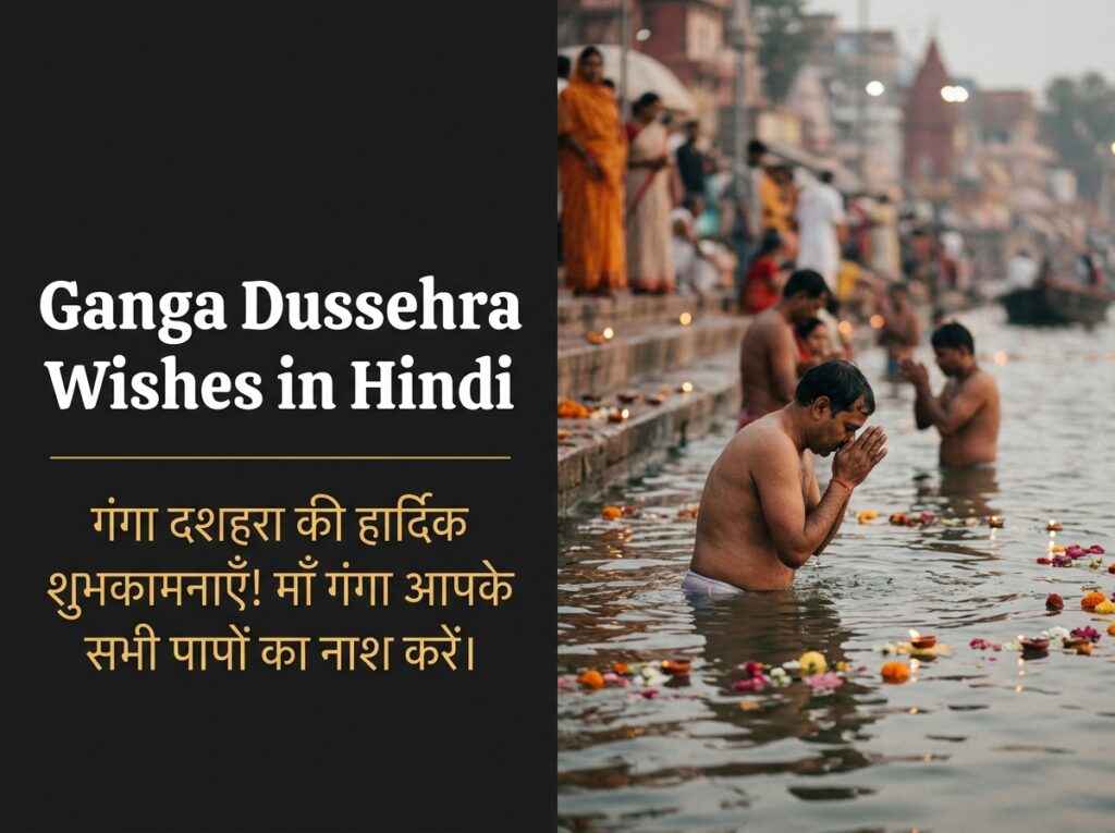 Ganga Dussehra Wishes in Hindi