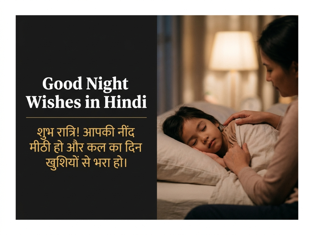 Good Night Wishes in Hindi