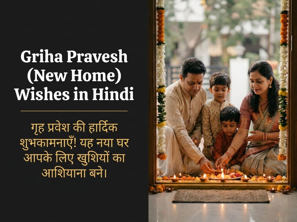Griha Pravesh (New Home) Wishes in Hindi