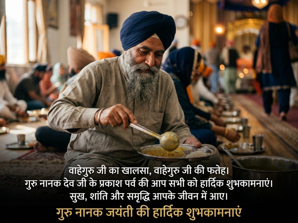 Guru Nanak Jayanti Wishes in Hindi