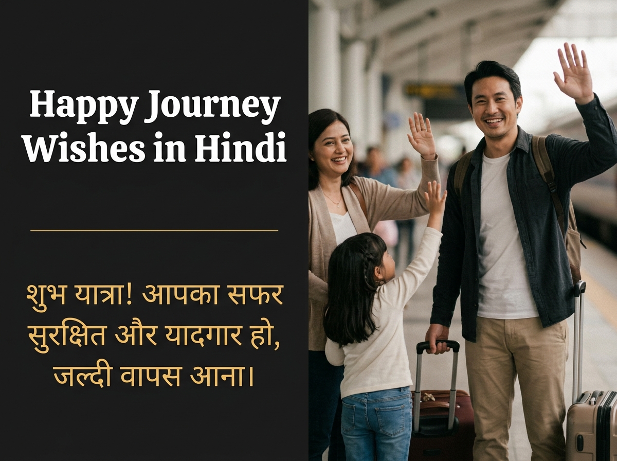 Happy Journey Wishes in Hindi