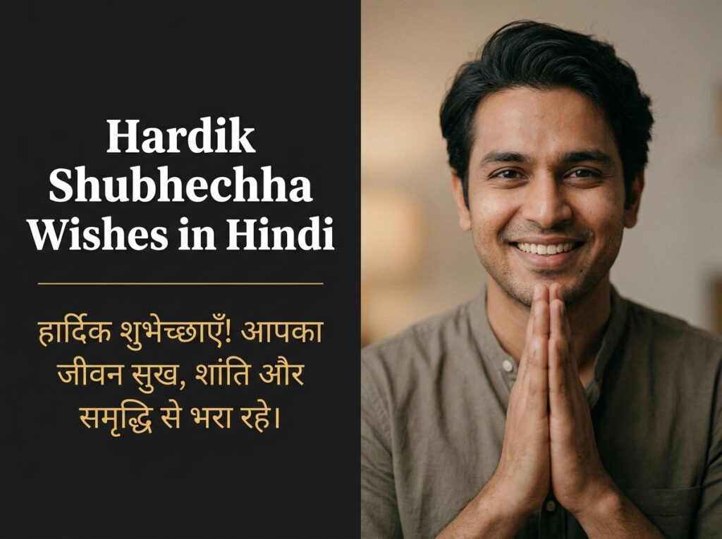 Hardik Shubhechha Wishes in Hindi