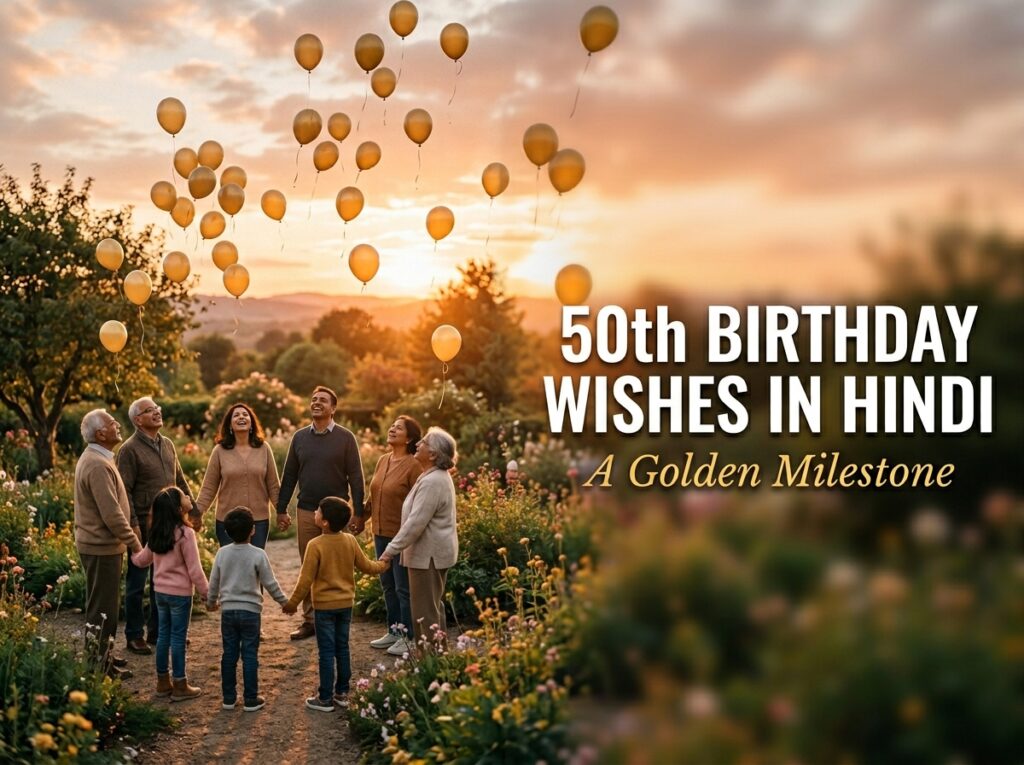 50th Birthday Wishes in Hindi