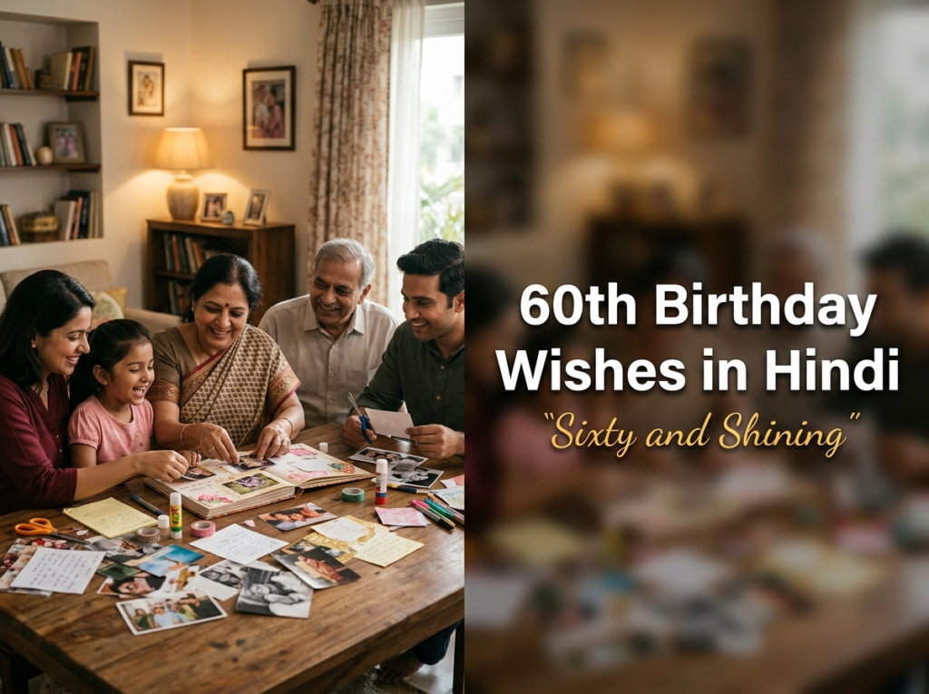 60th Birthday Wishes in Hindi 