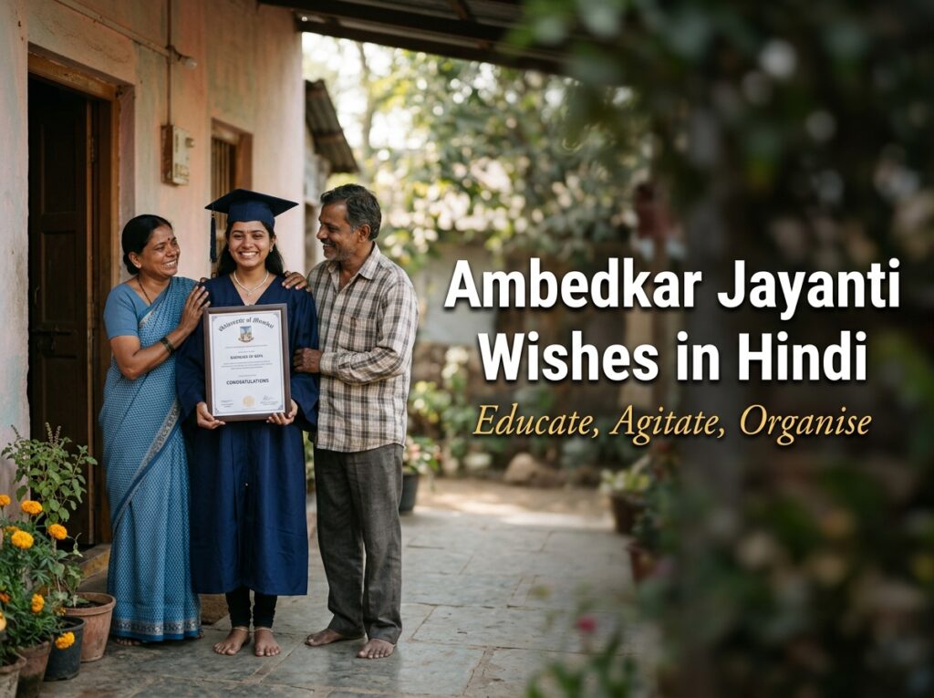 Ambedkar Jayanti Wishes in Hindi