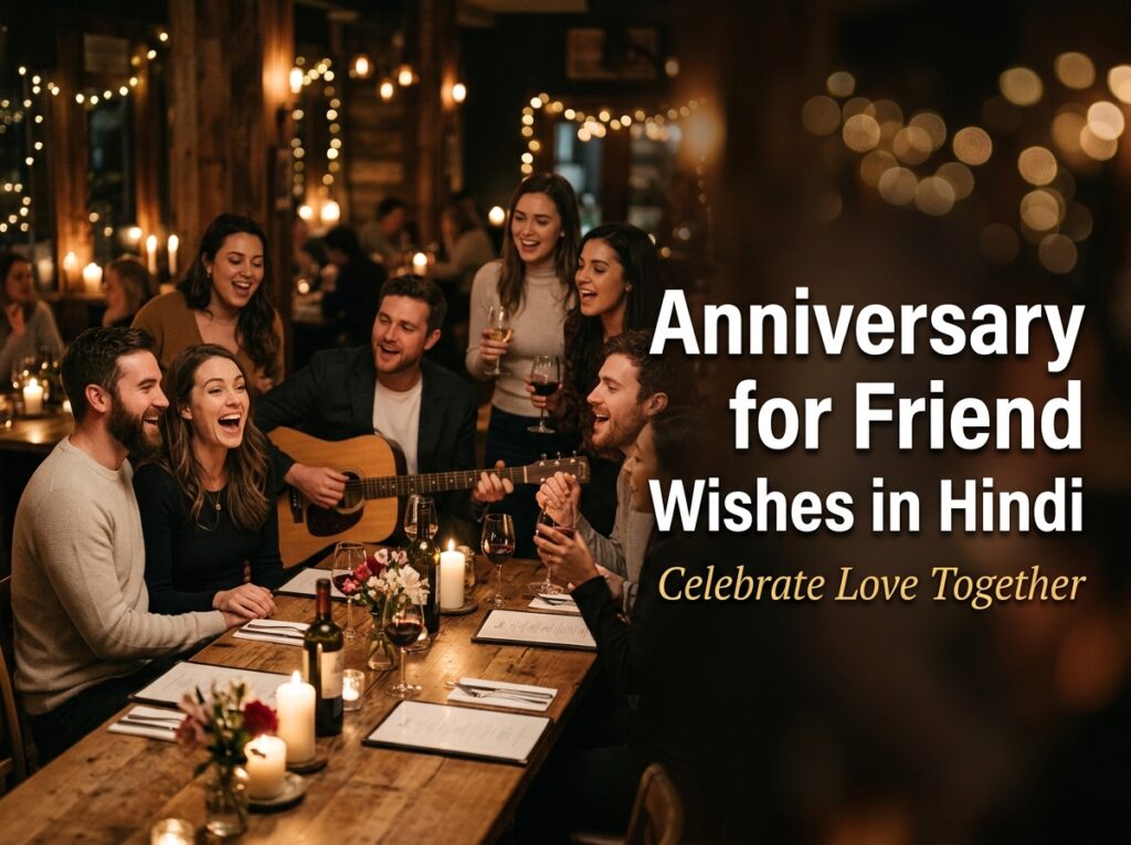 Anniversary Wishes for Friend in Hindi