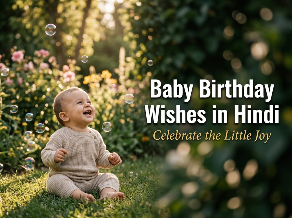 Baby Birthday Wishes in Hindi