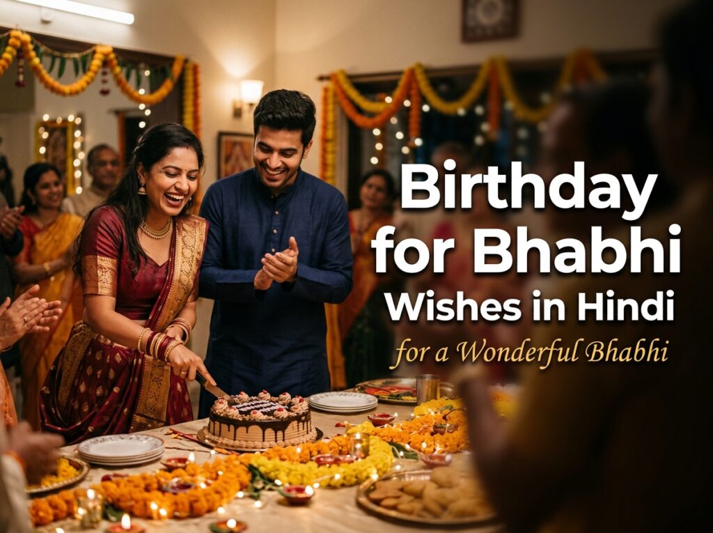 Birthday Wishes for Bhabhi in Hindi