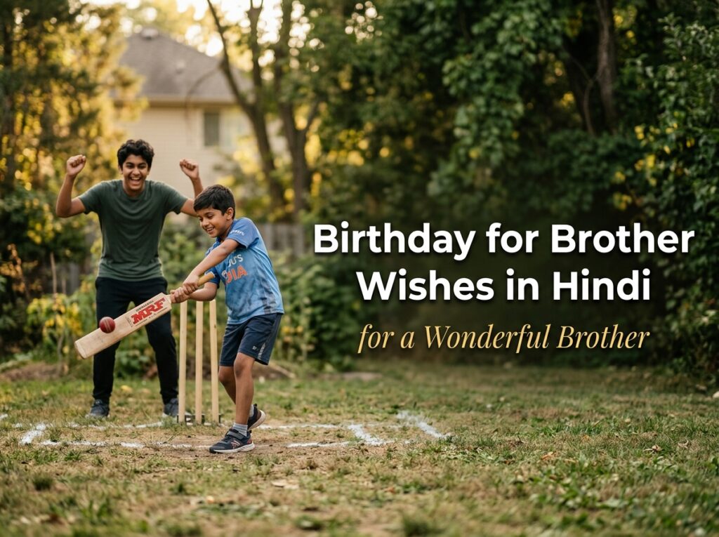 Birthday Wishes for Brother in Hindi