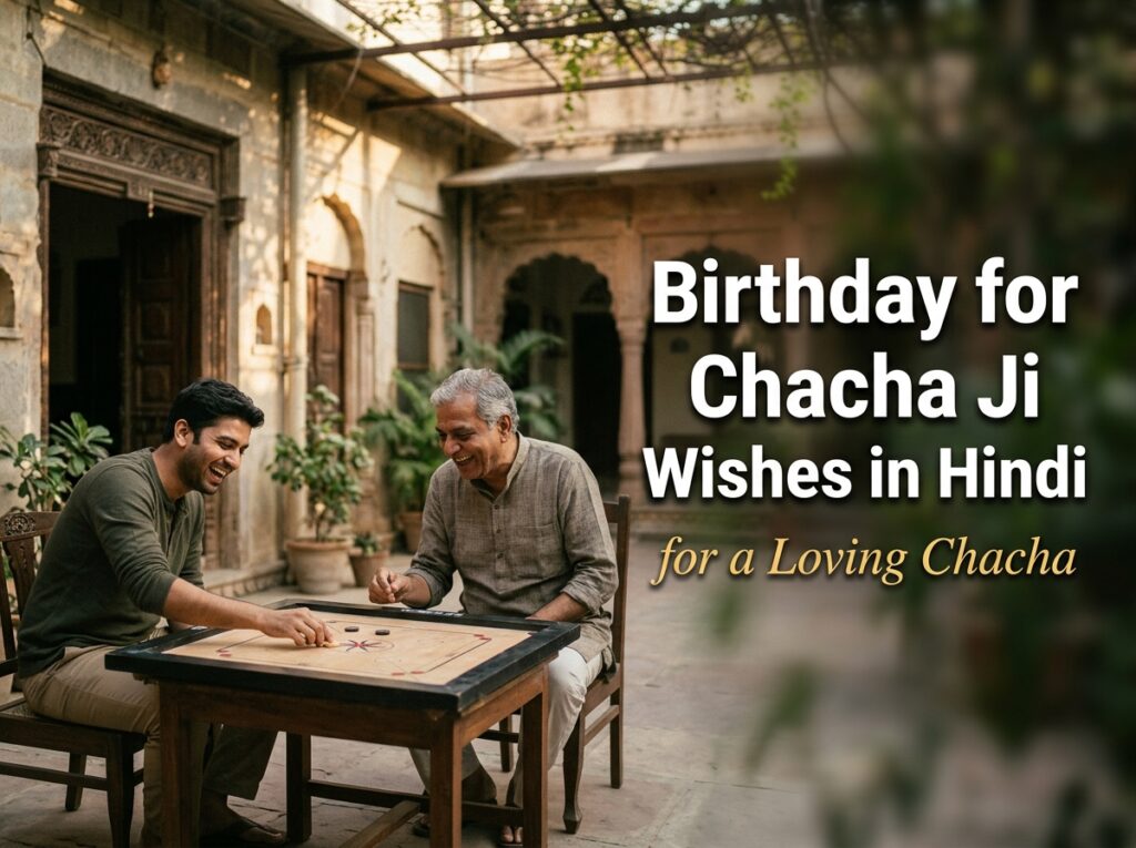 Birthday Wishes for Chacha Ji in Hindi