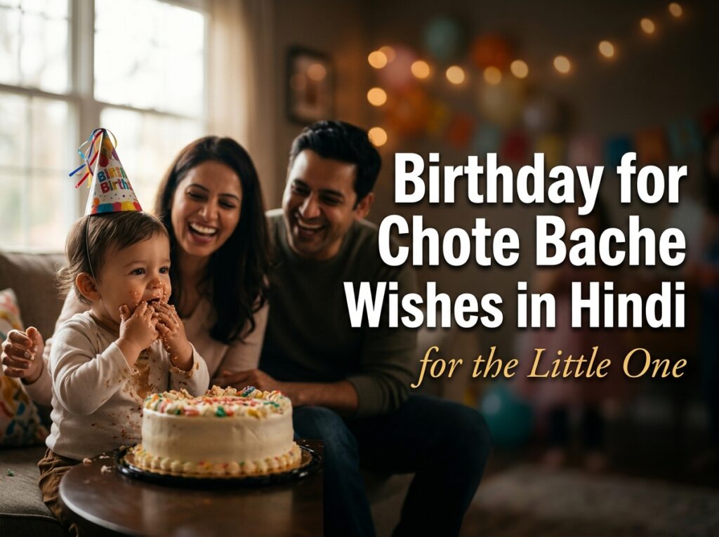 Birthday Wishes for Chote Bache in Hindi