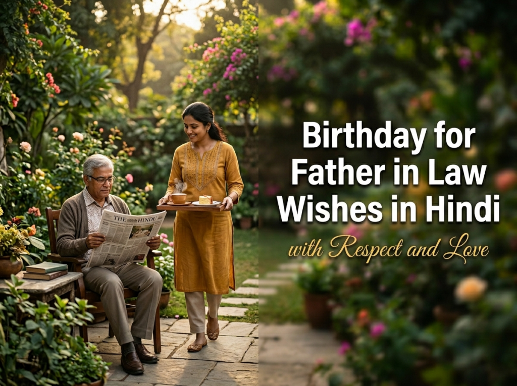 Birthday Wishes for Father in Law in Hindi