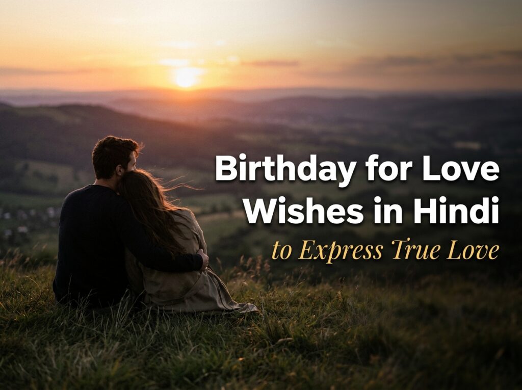 Birthday Wishes for Love in Hindi