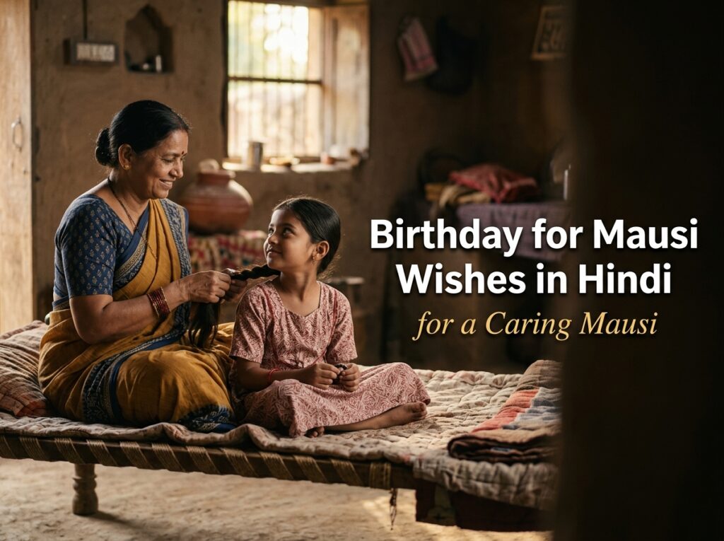 Birthday Wishes for Mausi in Hindi