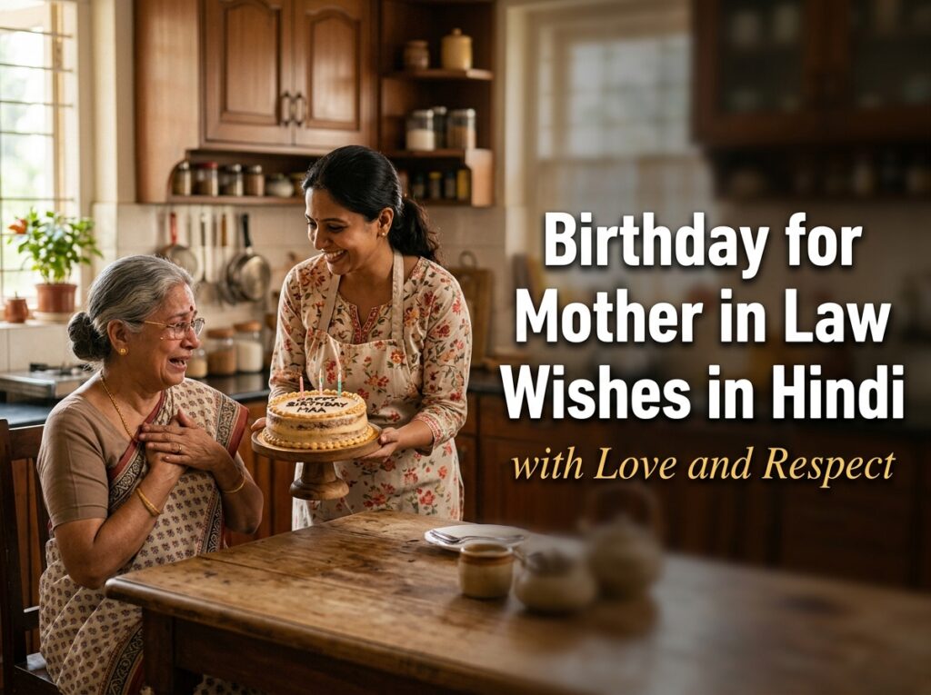 Birthday Wishes for Mother in Law in Hindi