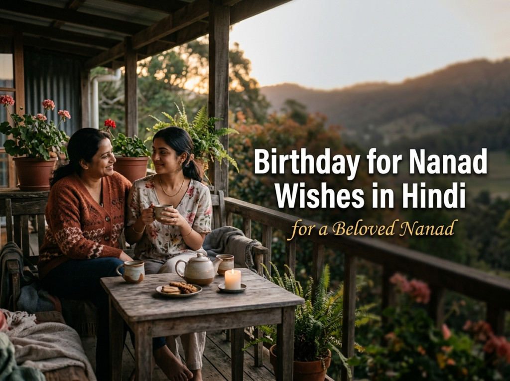 Birthday Wishes for Nanad in Hindi