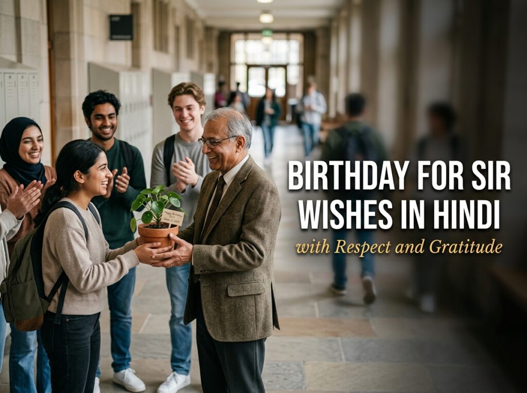 Birthday Wishes for Sir in Hindi