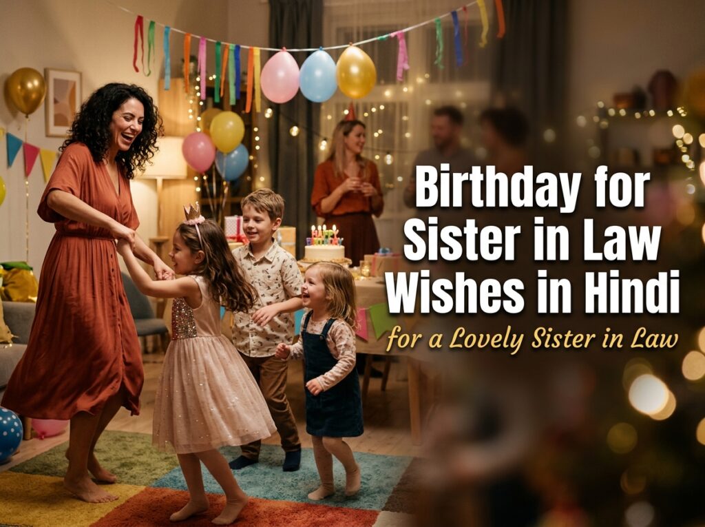 Birthday Wishes for Sister in Law in Hindi