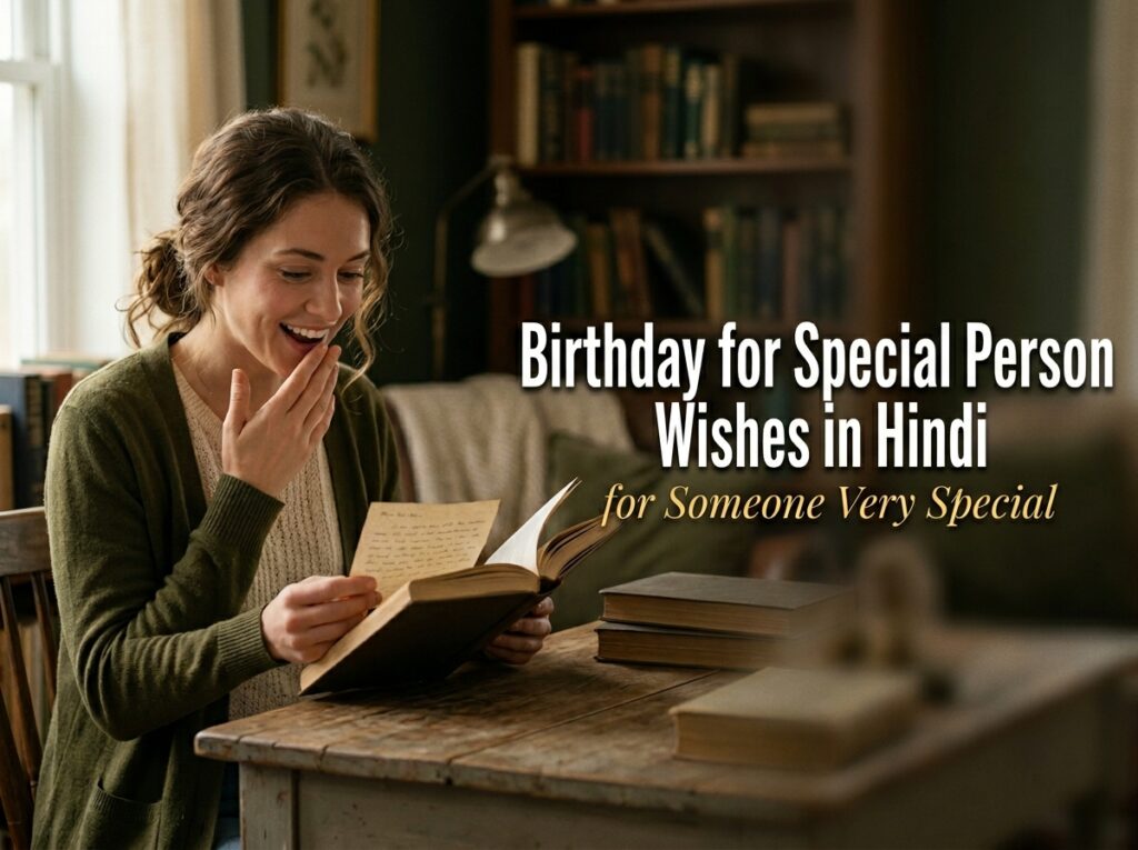 Birthday Wishes for Special Person in Hindi
