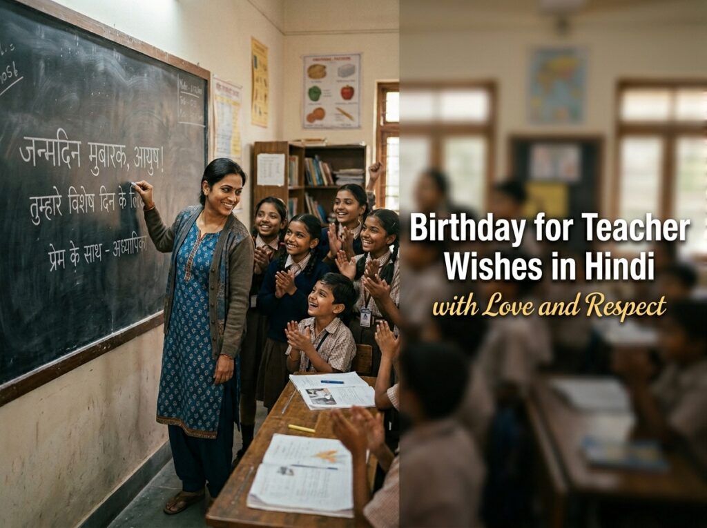 Birthday Wishes for Teacher in Hindi