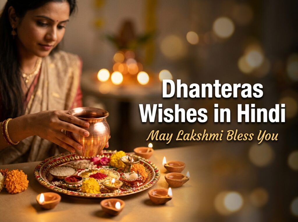 Dhanteras Wishes in Hindi