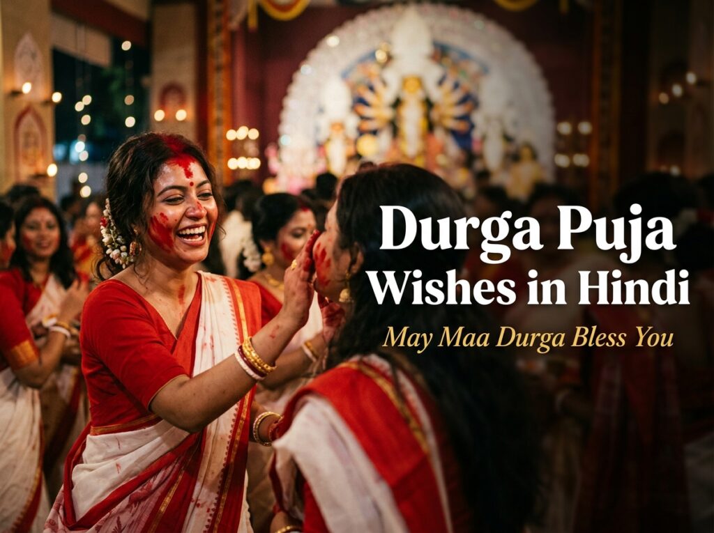 Durga Puja Wishes in Hindi