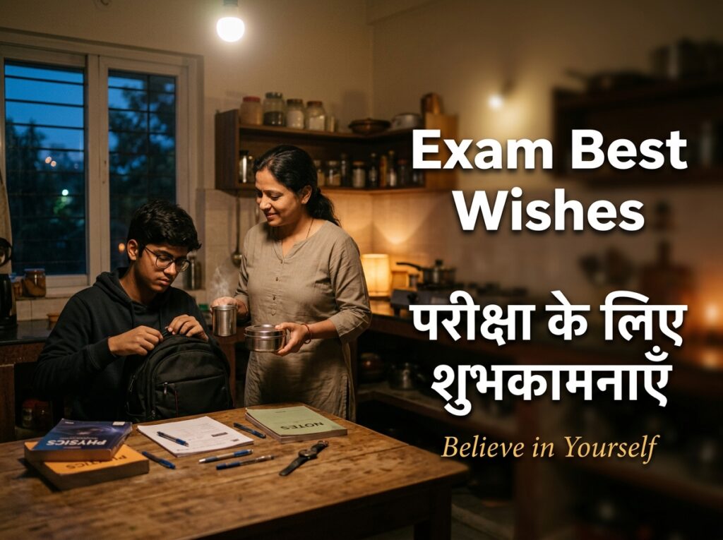 Exam Best Wishes in Hindi