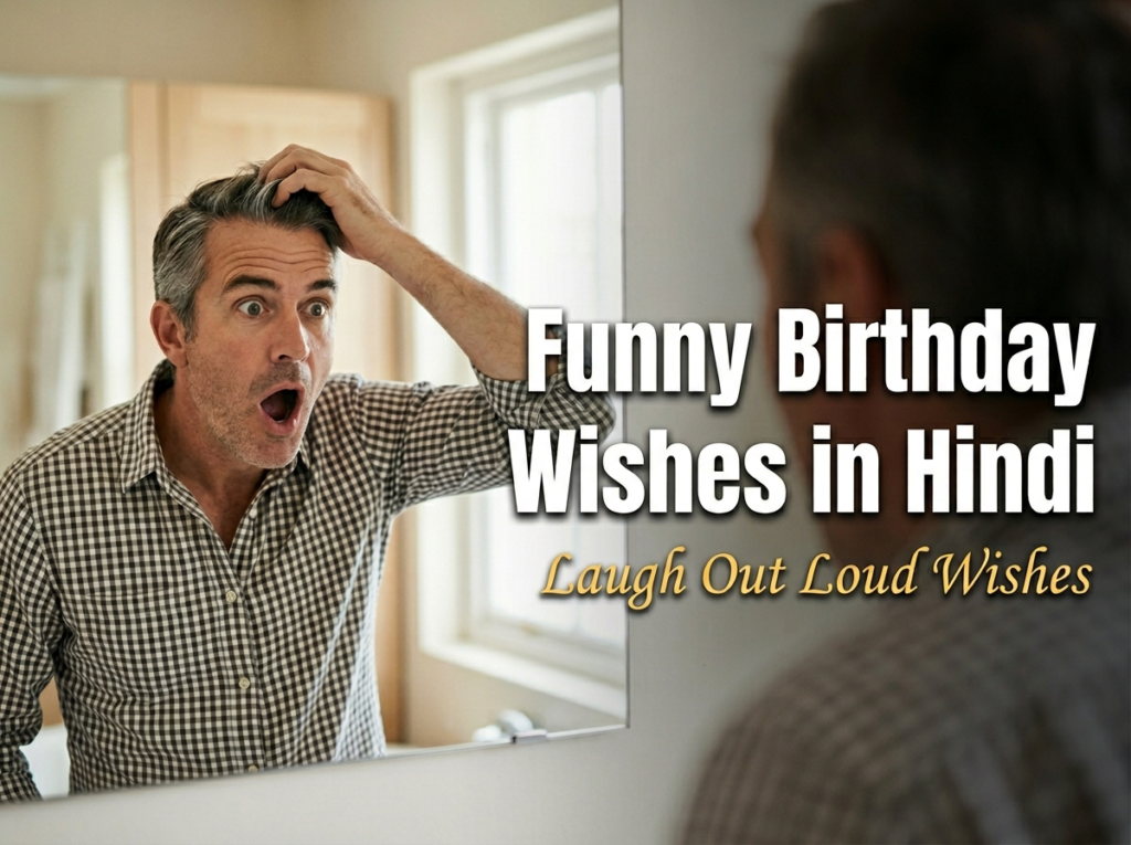 Funny Birthday Wishes in Hindi