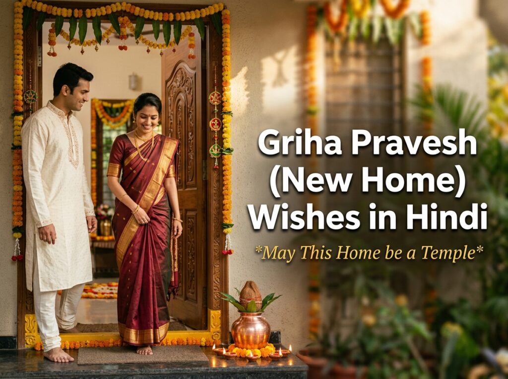 Griha Pravesh (New Home) Wishes in Hindi