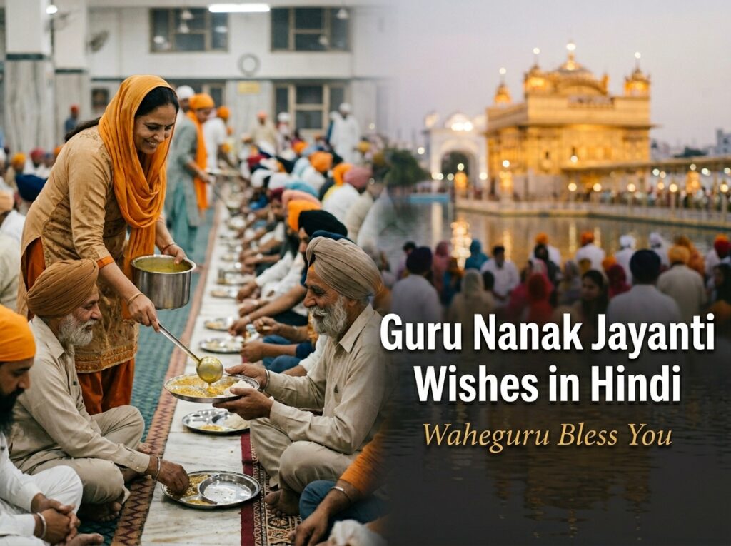 Guru Nanak Jayanti Wishes in Hindi