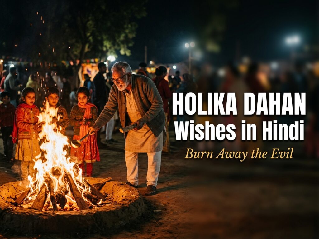 Holika Dahan Wishes in Hindi
