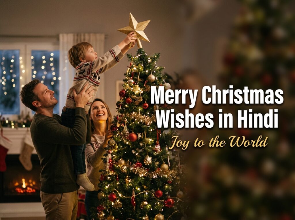 Merry Christmas Wishes in Hindi