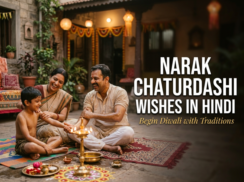 Narak Chaturdashi Wishes in Hindi 
