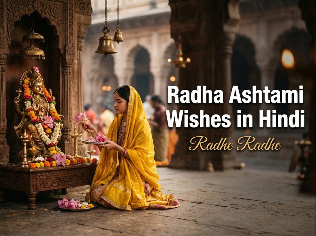Radha Ashtami Wishes in Hindi