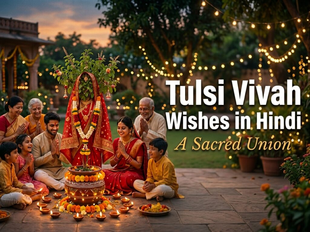 Tulsi Vivah Wishes in Hindi