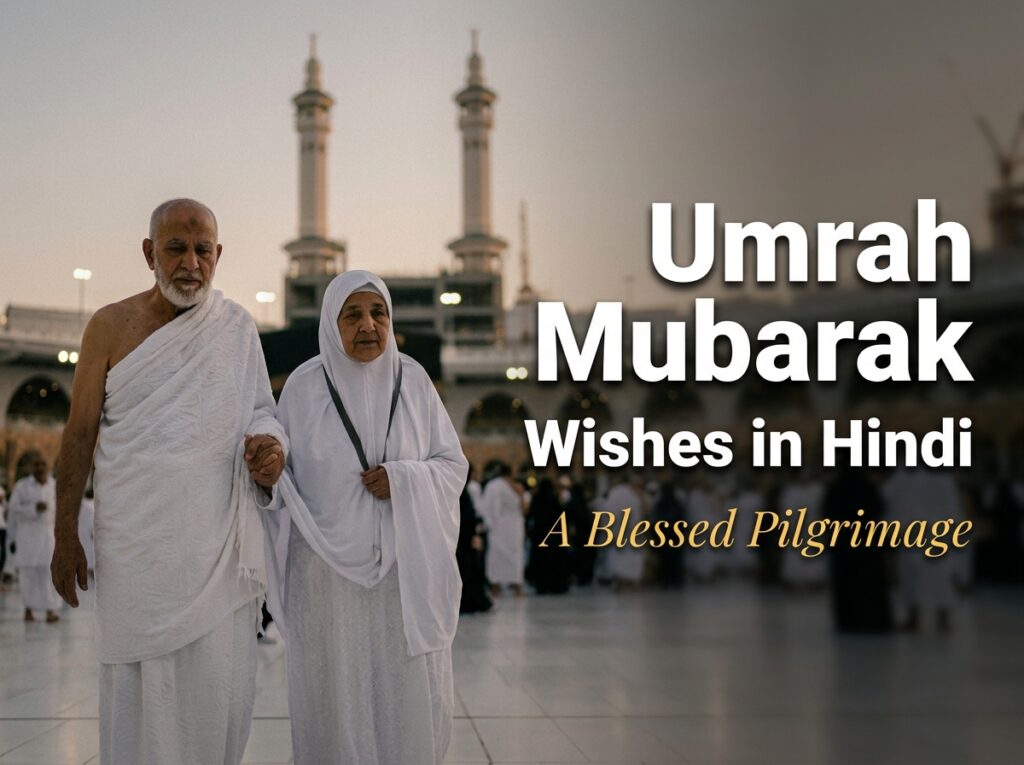 Umrah Mubarak Wishes in Hindi 