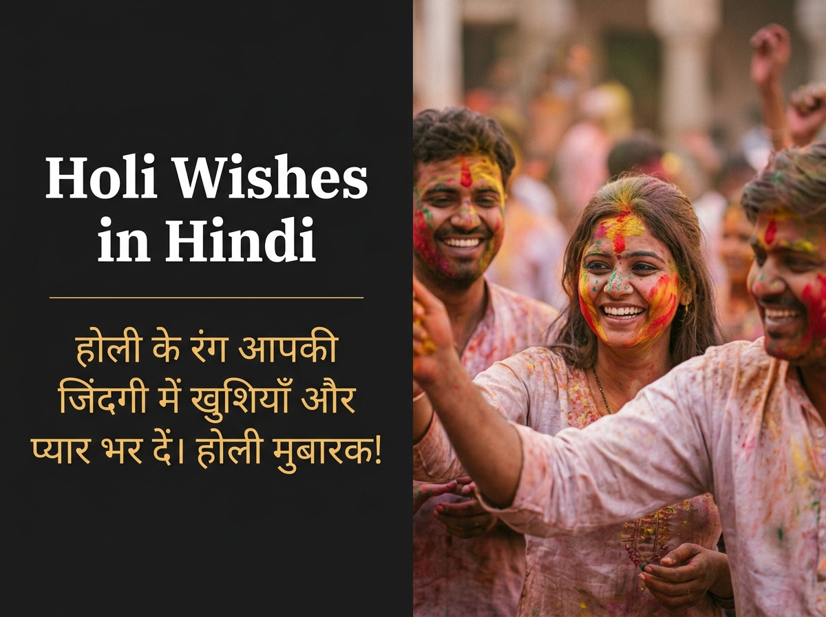 Holi Wishes in Hindi