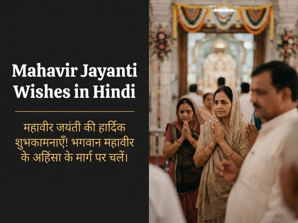 Mahavir Jayanti Wishes in Hindi