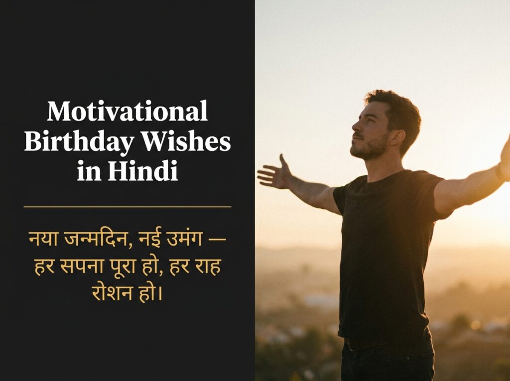 Motivational Birthday Wishes in Hindi