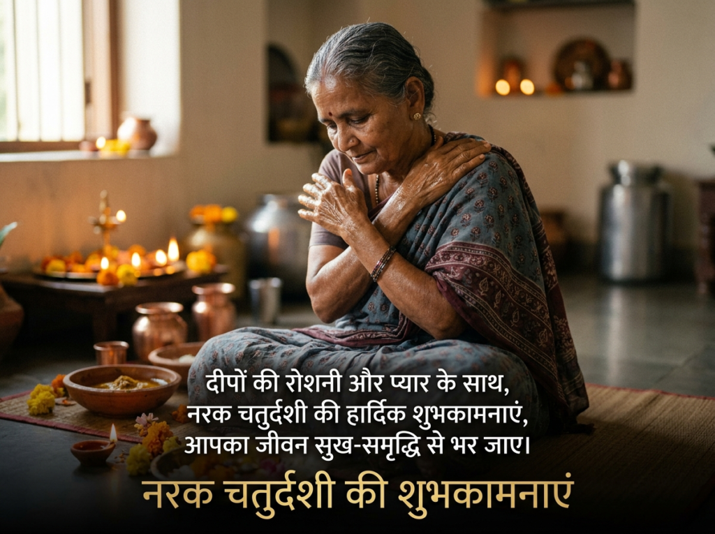 Narak Chaturdashi Wishes in Hindi 