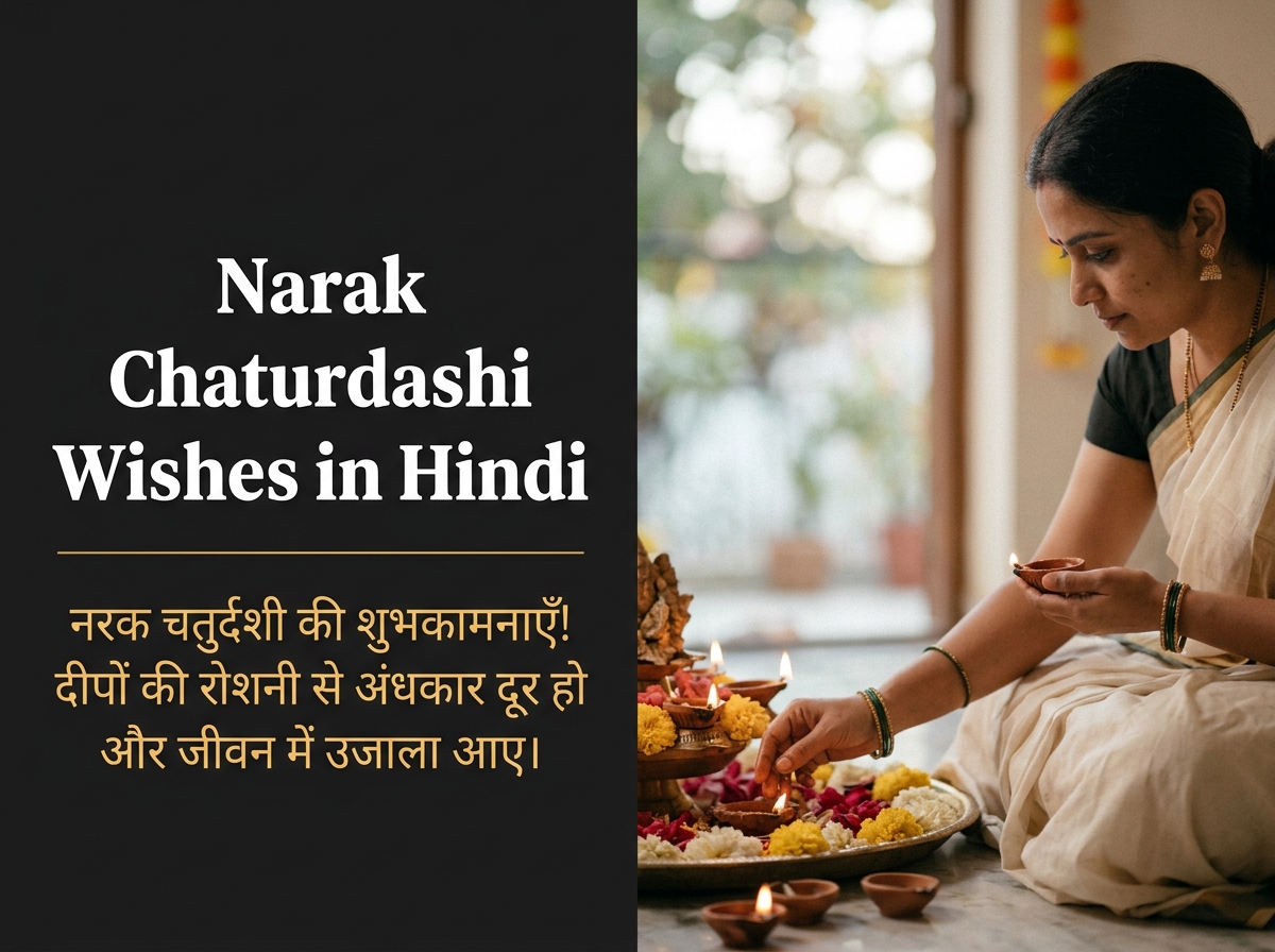 Narak Chaturdashi Wishes in Hindi